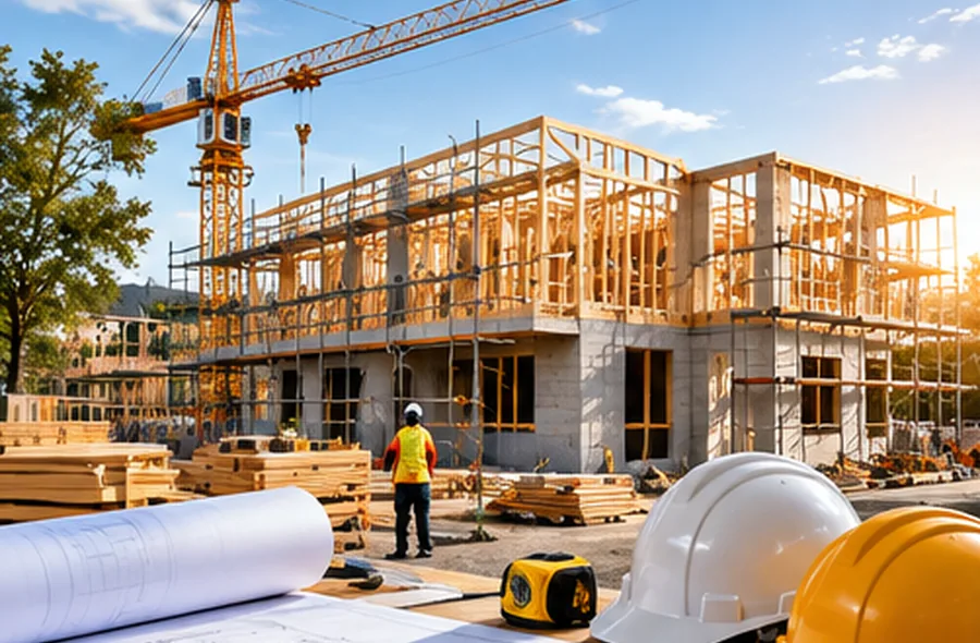 Property construction & development marketing illustration
